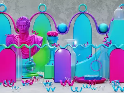 rtetgfvd sculpture Free 3D model