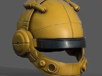 Helmet military combat soldier armor  Low-poly 3D model order