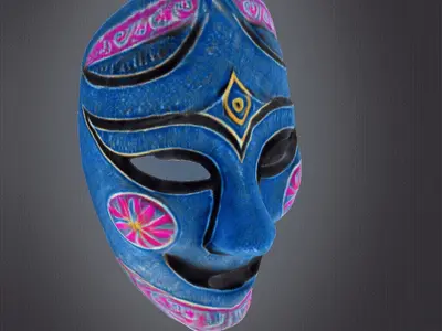 Party mask 3D print model