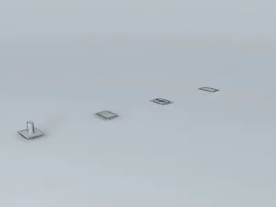 Asma tavan model5 Free 3D model