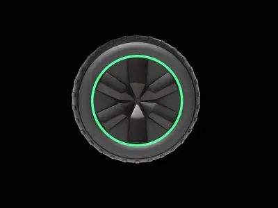 Off road Hoverboard 3D model get