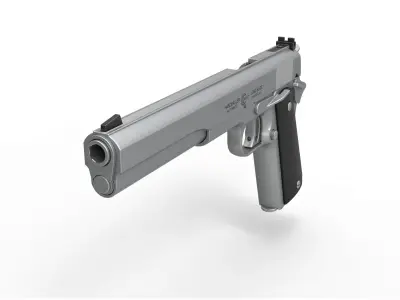 Pistol AMT Hardballer Long Slide 3D model