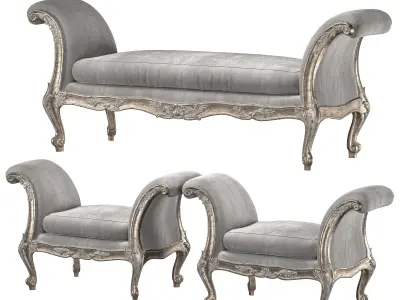 roberto  samuel bench art 587 3D model