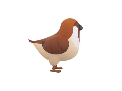 Character286 Sparrow 3D model