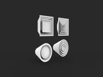 ceiling air conditioner 3D model