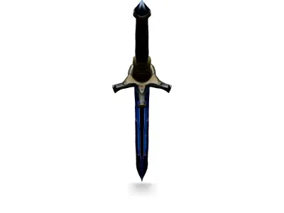 SciFi Energy Sword GameReady Asset Low-poly 3D model