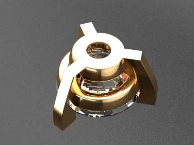A package of ring heads engagement anniversary 3 prong printable 3D print model