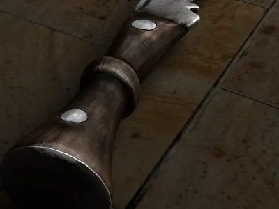 Kukri Knife 3D model buy