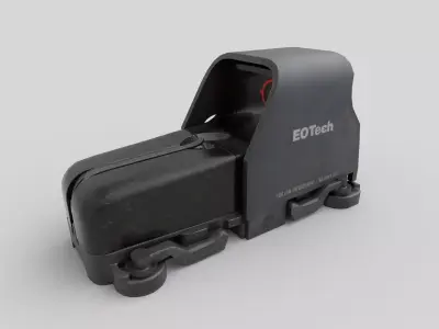 Eotech dot sight Low-poly 3D model