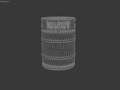 Keg 3D model 3D model