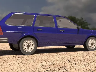 Volkswagen Passat Variant 1980 3D model