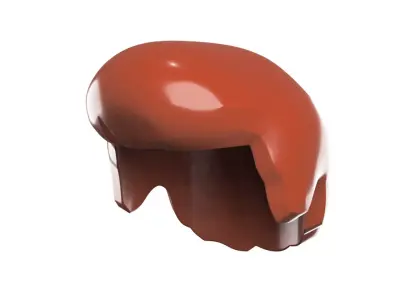 Custom3Dprint Minifigure Accessory - Minifigure Hair S2 - 109 3D print model