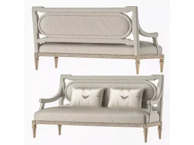jumbo collection satin sofa 3D model