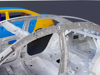 Car Frame01 3D model