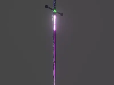 dark sword Free 3D model