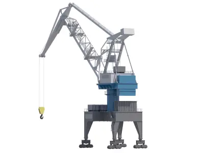 Portal Crane Ardelt Tukan heavy loads 3D model