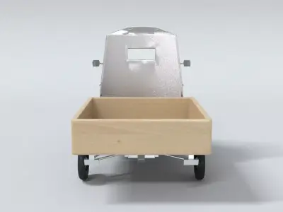 laos 3 Wheel Motorcycle 3D model