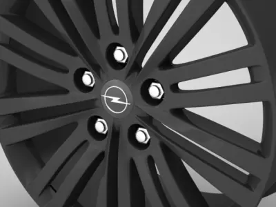 Opel Insignia rims 3D model