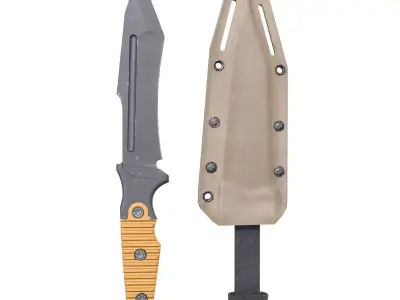 Knife Tactical Recce2 Low-poly 3D model