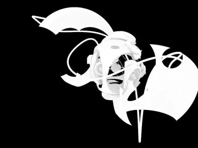 Eyed mecha robot Free low-poly 3D model