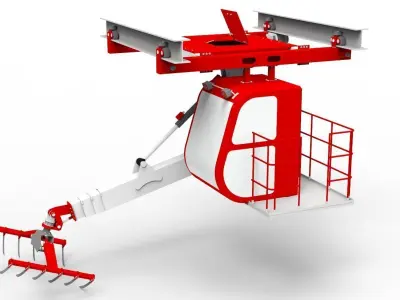 Industrial Machine - 1002 3D model