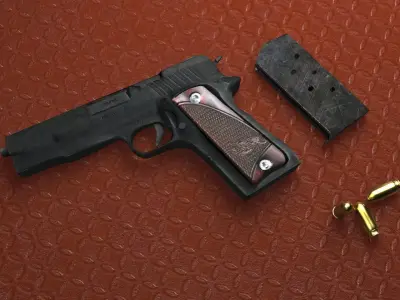 9mm Pistol 3D model