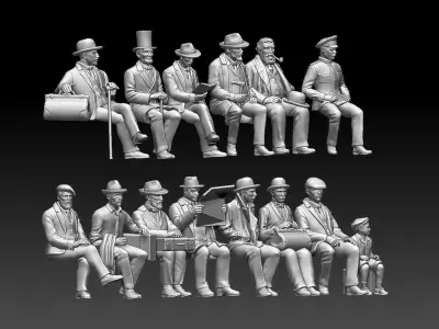 PASSENGERS 3D print model order