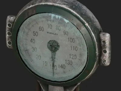 Platform Balance 4K PBR GameReady Low-poly 3D model