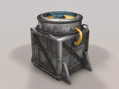 Sci Fi Objects Series - 001 Free low-poly 3D model