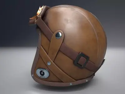 Motorcycle Helmets Kit 3D model