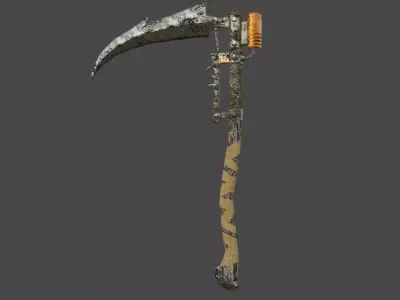 Chaos Scythe Low-poly 3D model