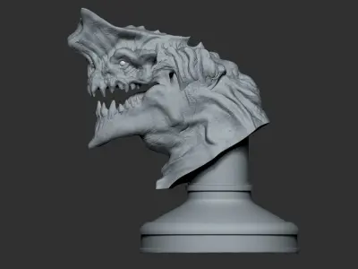 Dragon Bust 3D model buy