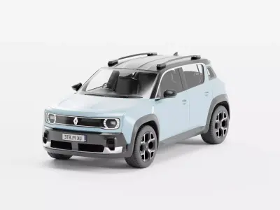 Renault 4 E Tech Free 3D model