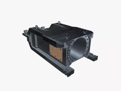 Bearing Chock Low-poly 3D model