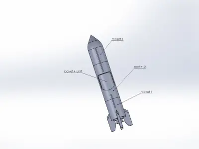 Rocket factory 3D model