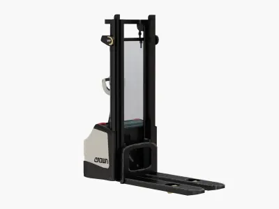 Forklift Crown 3000 warehouse loader Low-poly 3D model
