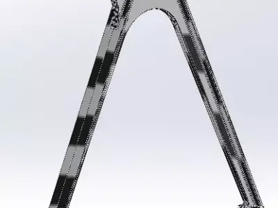 High quality 3D Bar Stool model 3D model