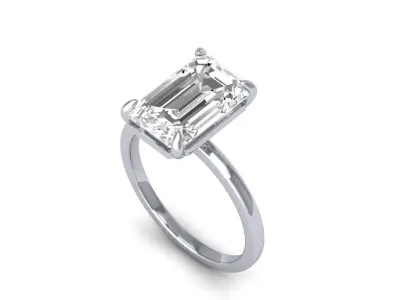 Wedding Ring 3D print model 57