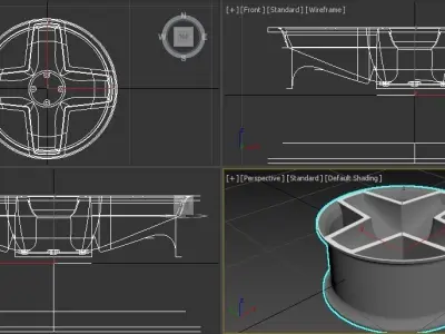 Car Rim 3D model by MA-3D