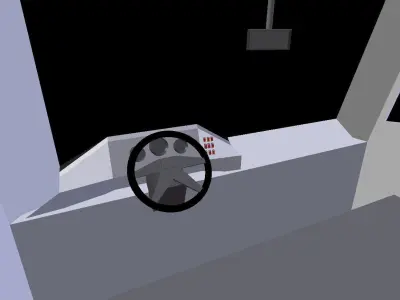 Low Polly Truck Model Low-poly 3D model