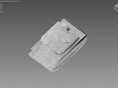 ZSU - 23 - 4 Shilka Low-poly 3D model