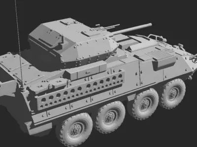 STRYKER DRAGOON 8X8 IFV  3D print model