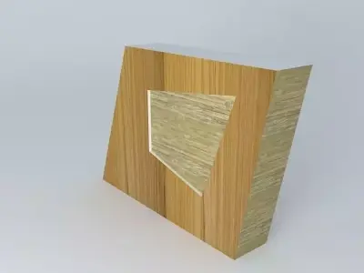 SLANTED WALL Free 3D model
