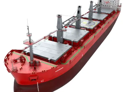 Bulk carrier  3D model