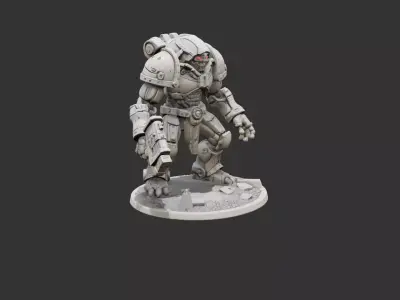 Heavy Battle Golem Commander 3D print model