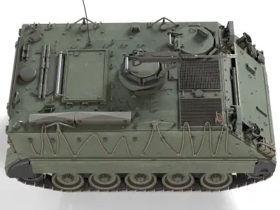 APC M113A3 Low-poly 3D model