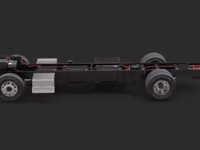 Full Electric Truck Chassis 3D model