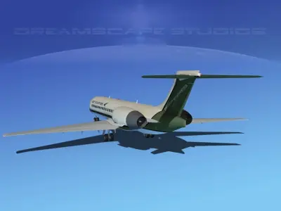 Boeing 717-200 Sierra Express 3D model