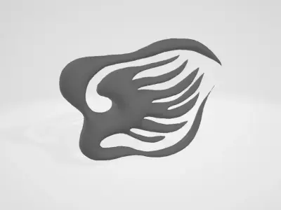 bird abstract art Free 3D print model