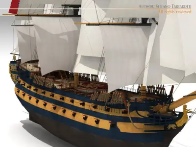 HMS Leopard 3D model purchase